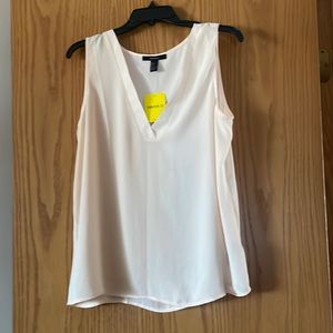 Brand new vneck ivory top